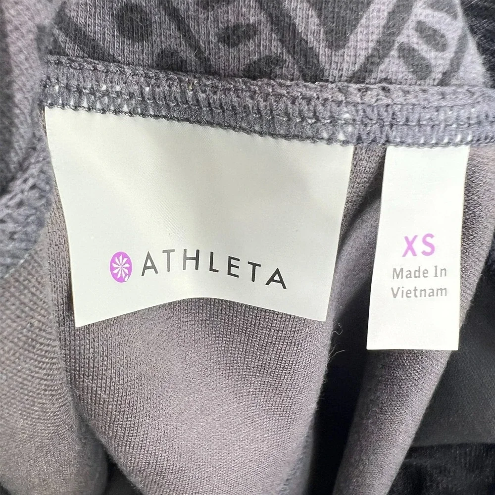 Athleta‎ Womens XS Casseva Strata Geometric Print Zip Pocket Athletic Skirt